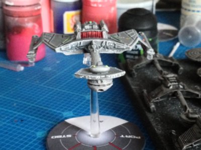Klingon D7 Head on.JPG